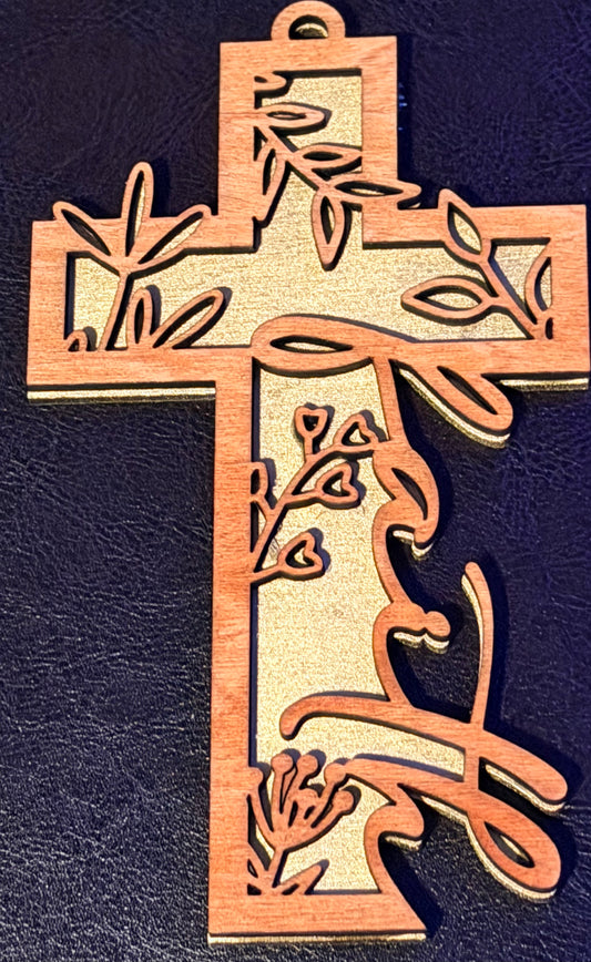 Cross Christmas Ornament