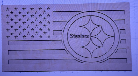 Pittsburgh Steelers Flag 12”x22”