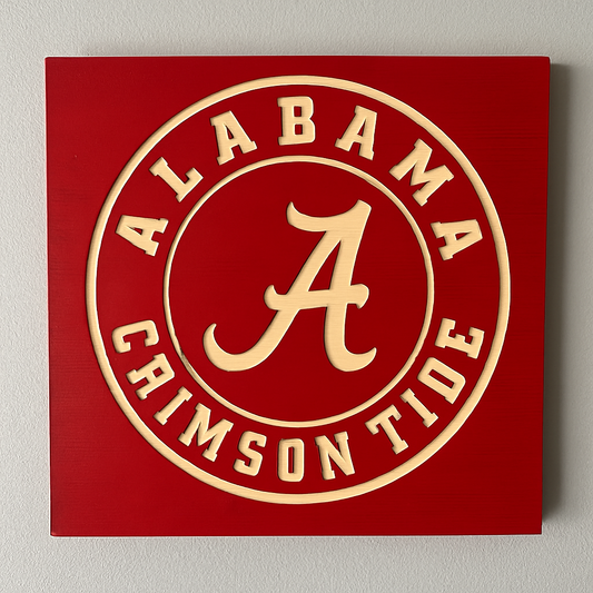 Alabama Football Wooden sign