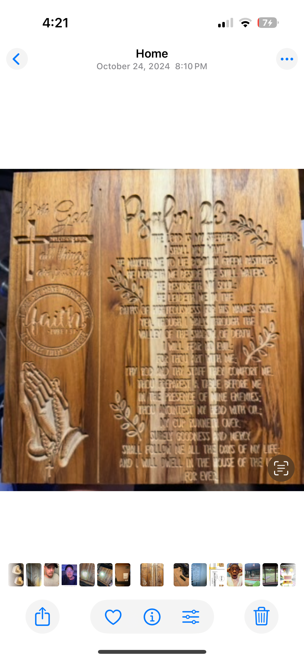 Custom Praise sign